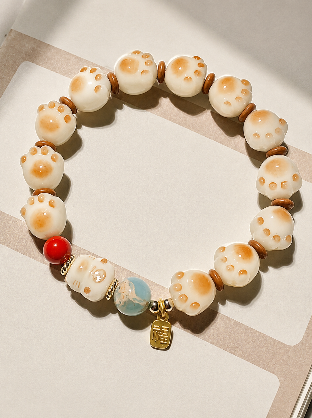 Lucky Kitty Paw Bracelet
