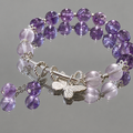 Violet Butterfly Bracelet