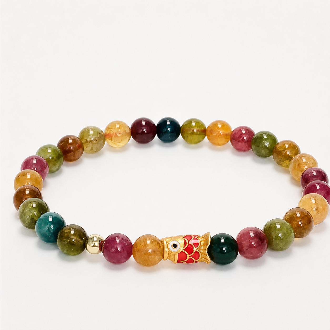 Koi Rainbow Beaded Bracelet