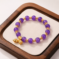 Violet Lotus Bracelet