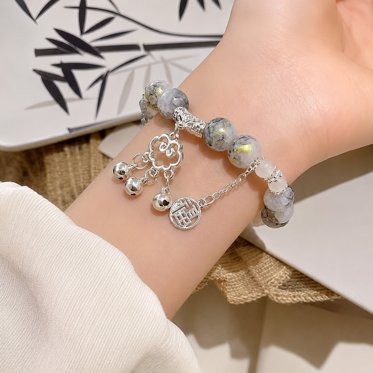 Elegant Tassel Charm Bracelet