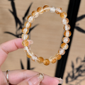 Golden Glow Beaded Bracelet