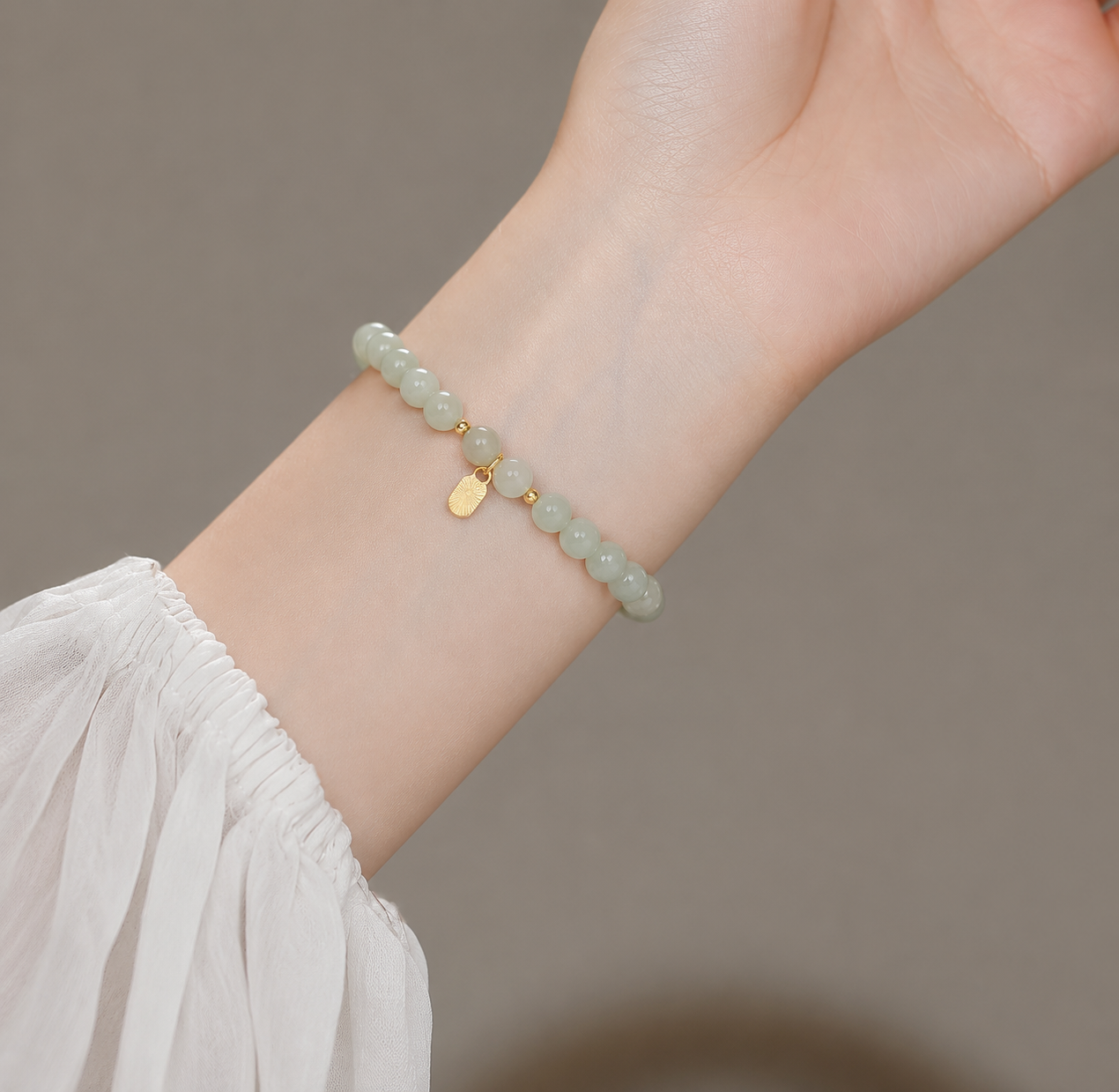 Sage Mist Beaded Bracelet