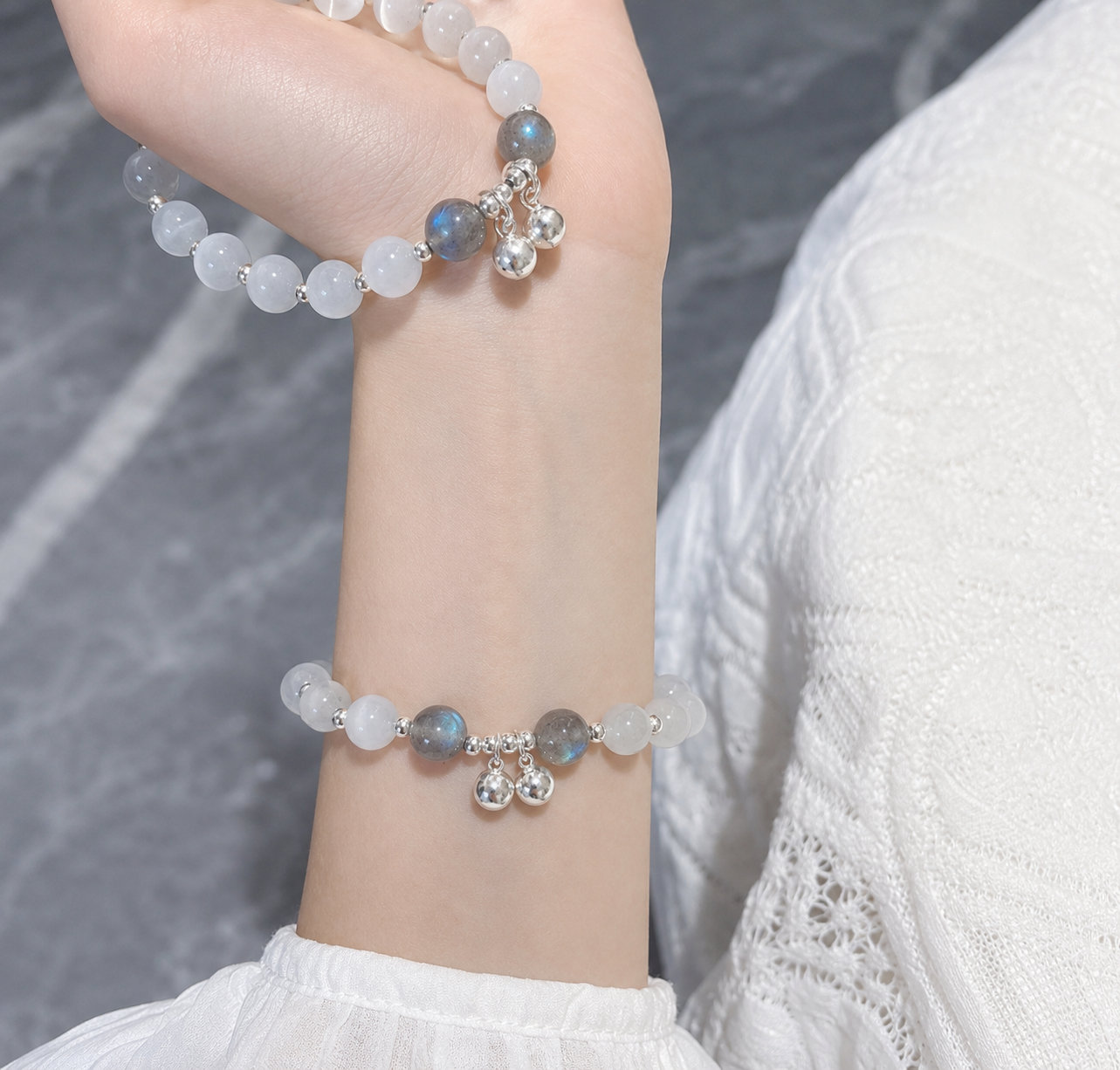 Moonlit Glow Charm Bracelet