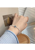 Ocean Pearl Charm Bracelet