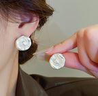 Ripple Pearl Studs