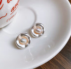 Ripple Pearl Studs
