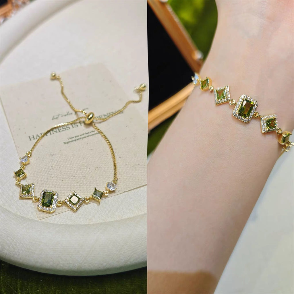 Wizard of OZ Collection – Emerald Green Adjustable Bracelet