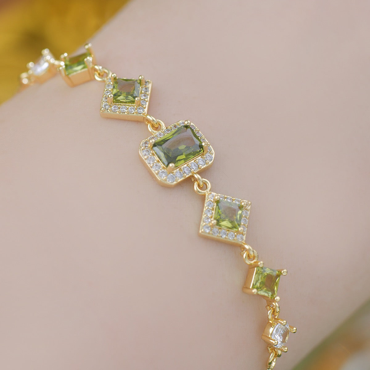 Wizard of OZ Collection – Emerald Green Adjustable Bracelet