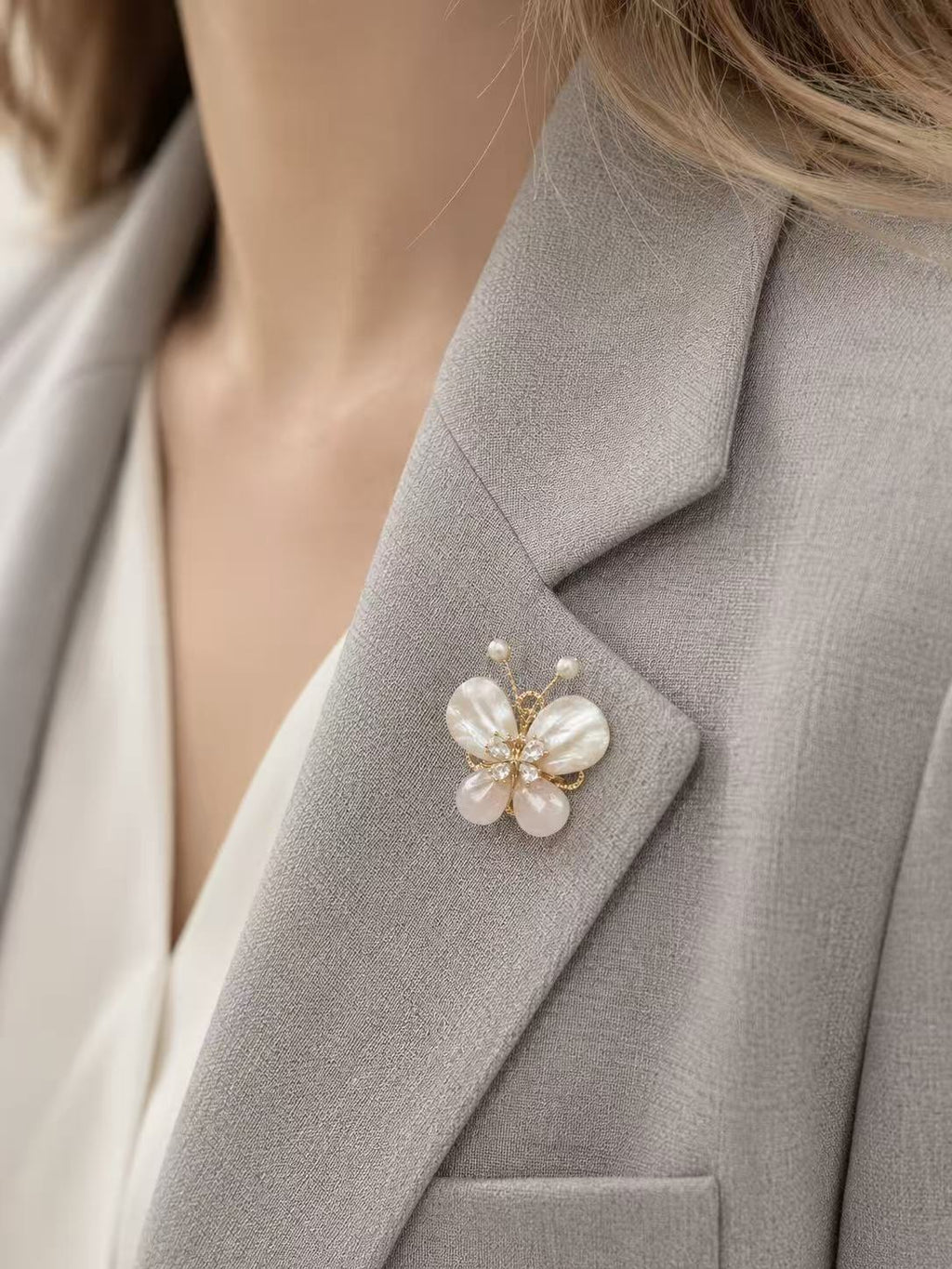 Blush Petal Brooch