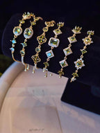 Wizard of OZ Collection – Emerald Green Crystal Adjustable Bracelet