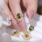 Forest Bloom Adjustable Open Ring
