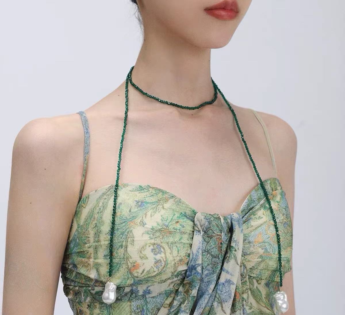 Long Pearl Strand Necklace（120cm)