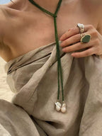 Long Pearl Strand Necklace（120cm)