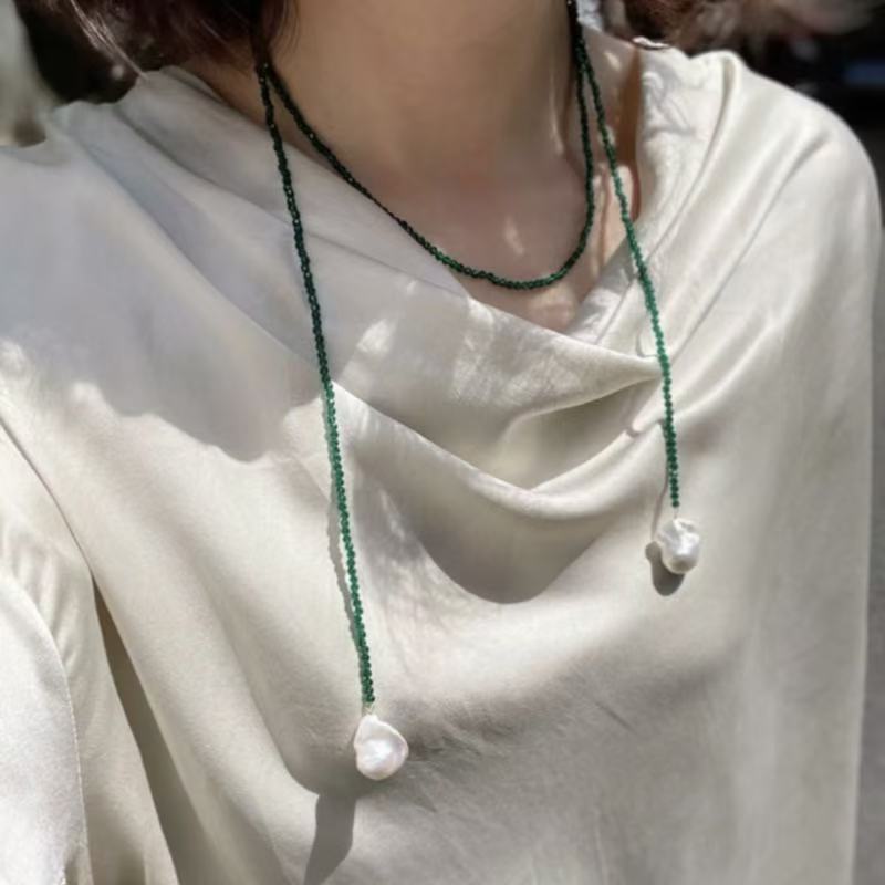 Long Pearl Strand Necklace（120cm)