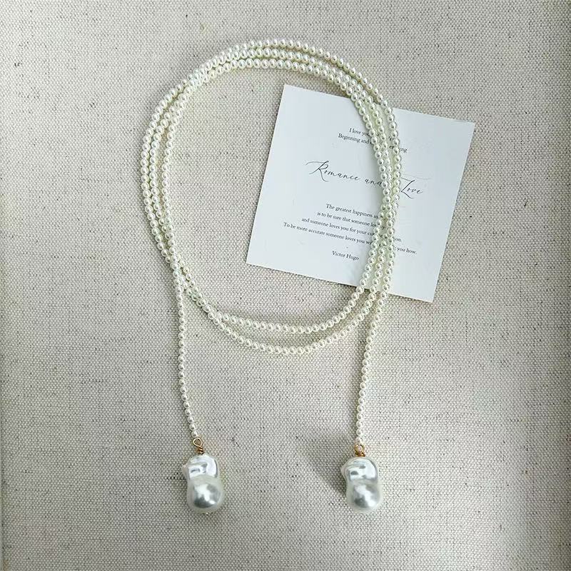 Long Pearl Strand Necklace（120cm)