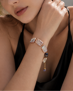 Natural Freshwater Baroque Pearl Bracelet – Handmade Gold-Tone Bracelet