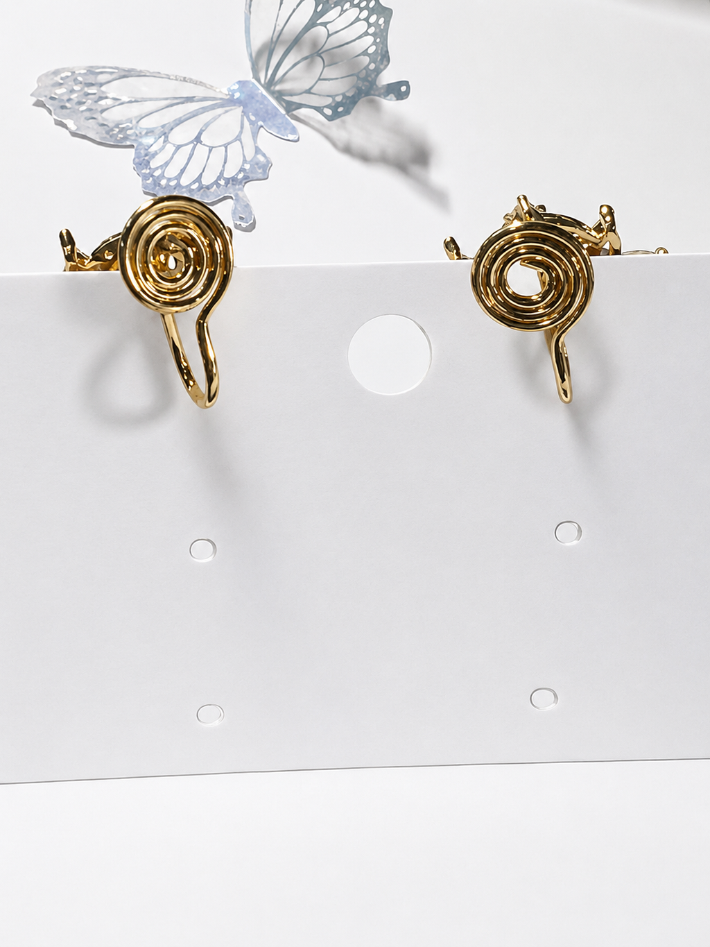 Forest Whisper Clip-On Drop Earrings