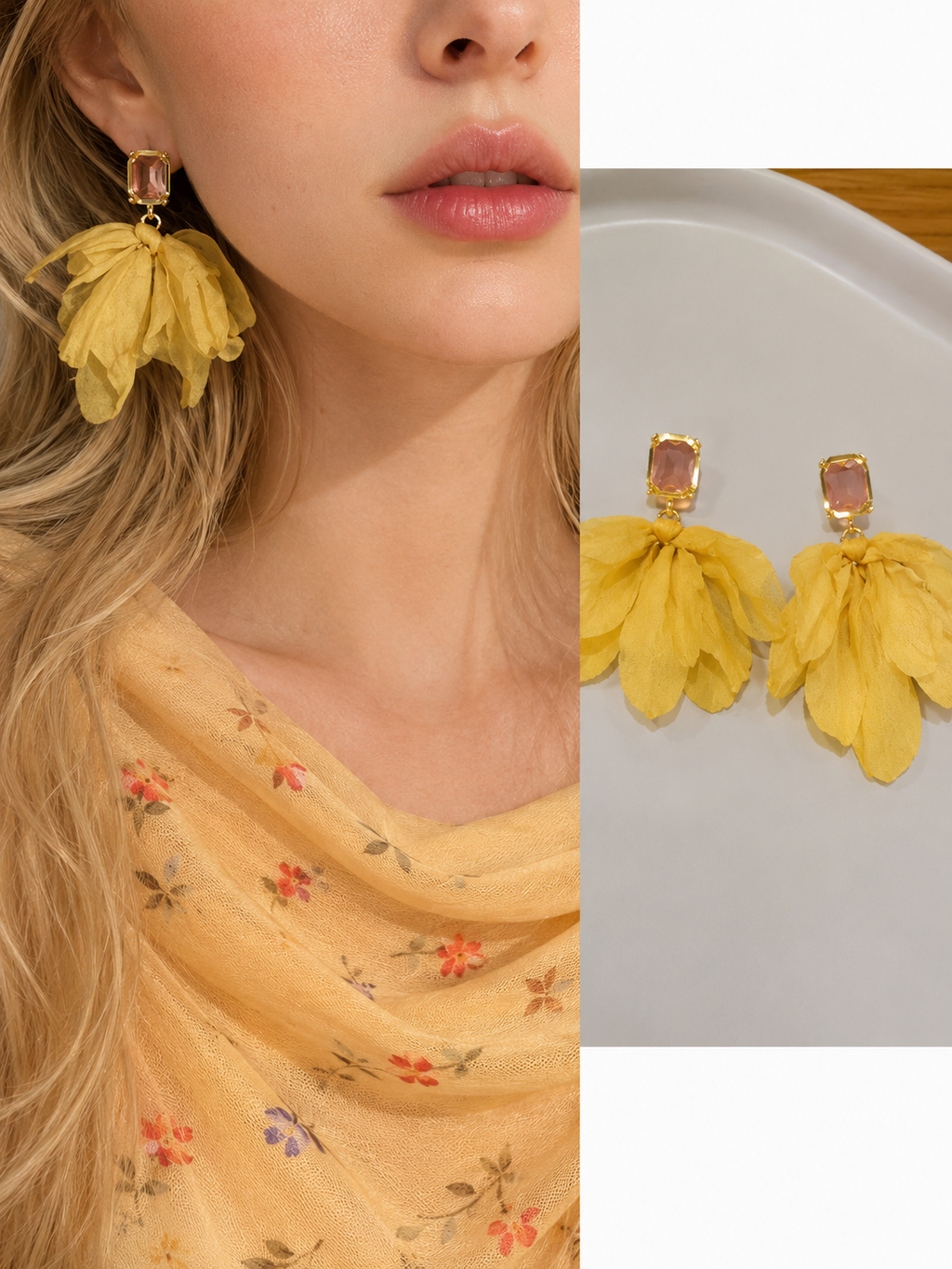 Sunlit Petals Earrings
