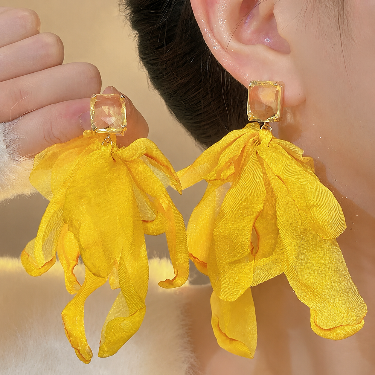 Sunlit Petals Earrings