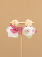 Blush Rose Garden Earrings