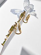 Forest Whisper Clip-On Drop Earrings