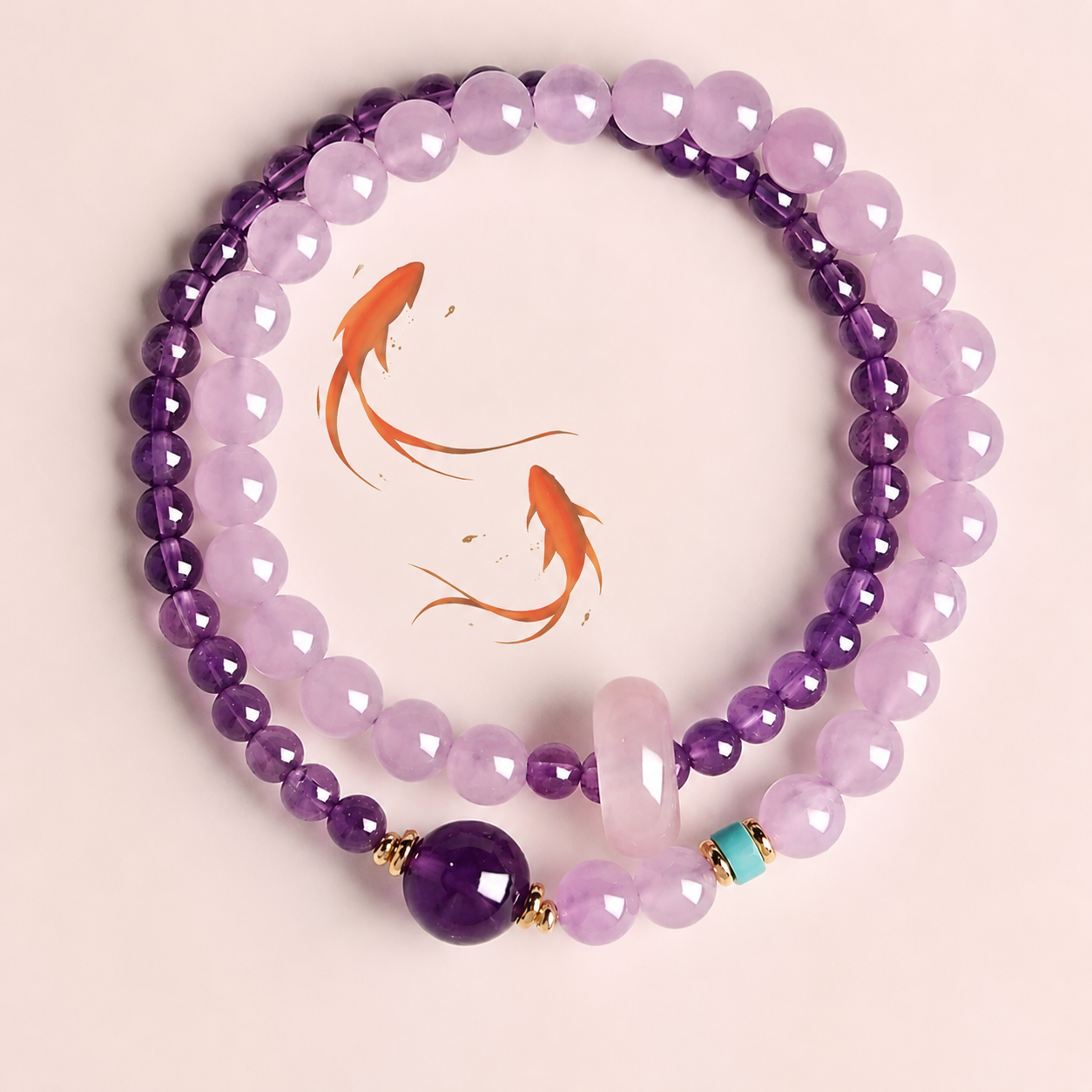 Lavender Dream Beaded Bracelet